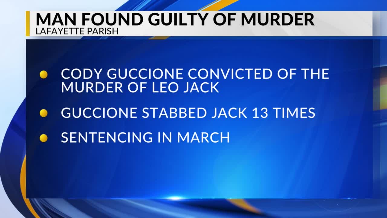 Second-degree murder verdict from Lafayette Parish jury – KLFY.com