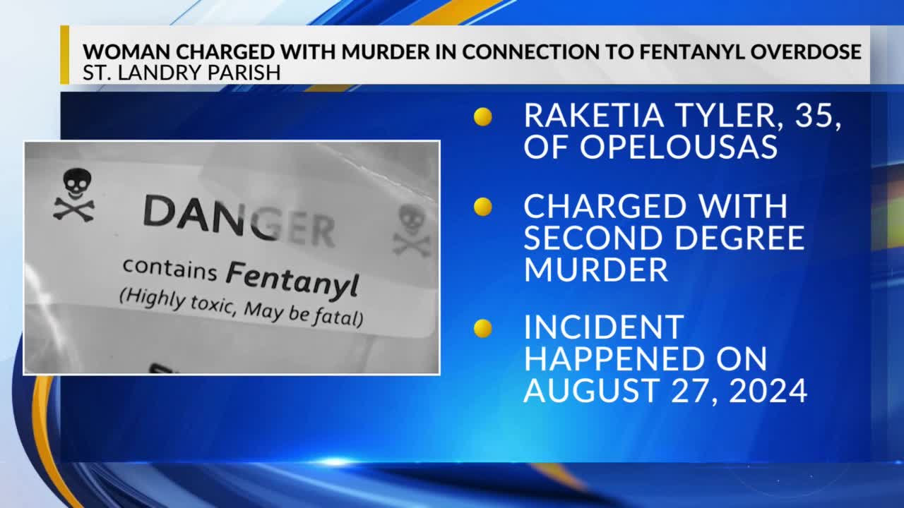 Opelousas woman charged with murder in connection with fentanyl ...