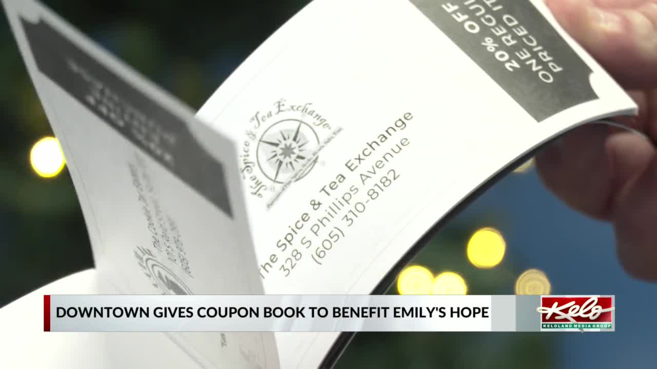 Using coupons to give back to a local nonprofit