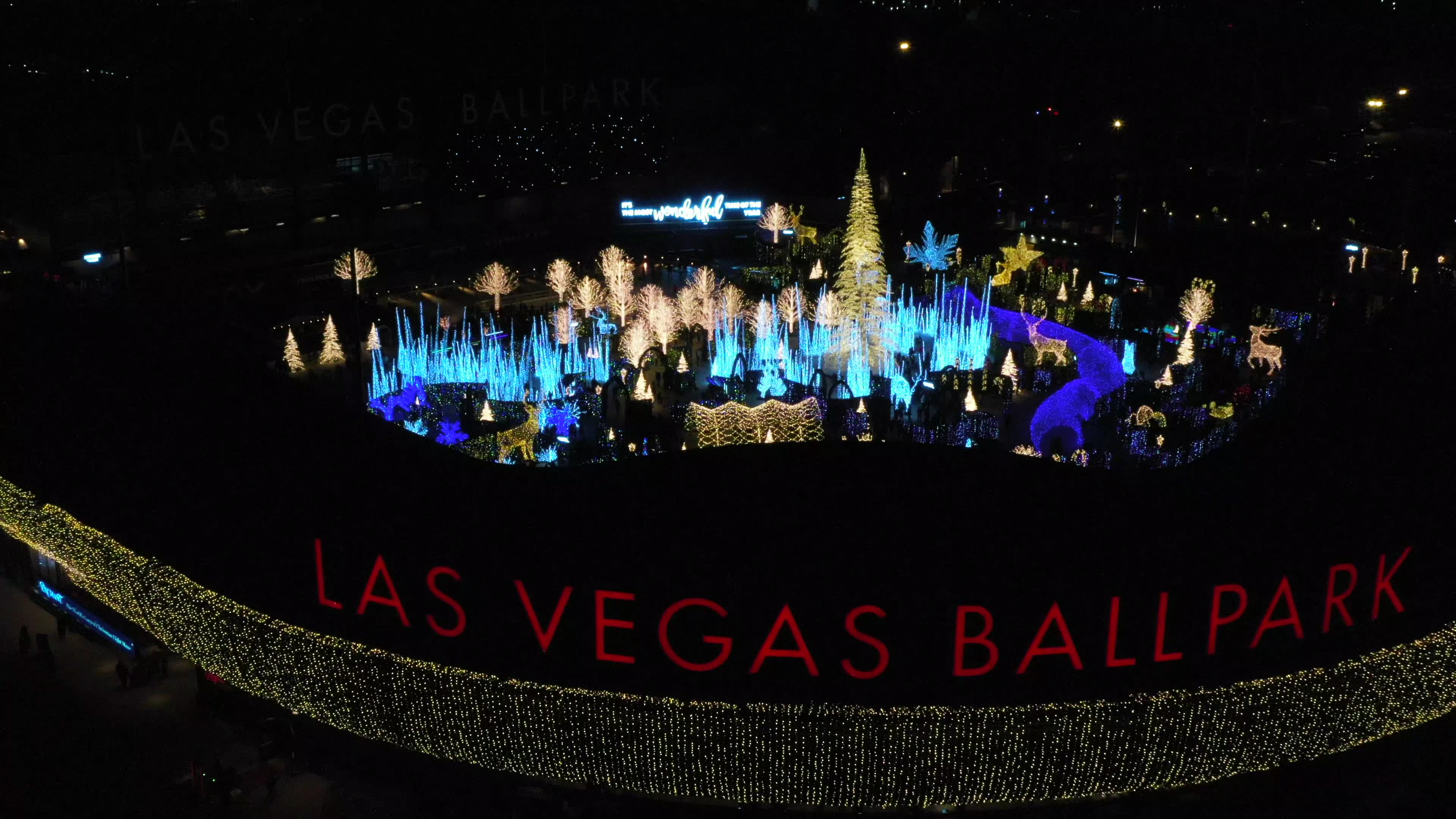 Las Vegas Ballpark promises “enchanting” holiday season with return of Enchant KLAS