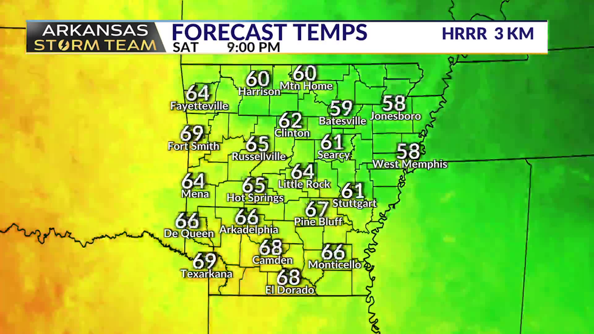 Breezy Sunday ahead with mild temperatures – KLRT – FOX16.com