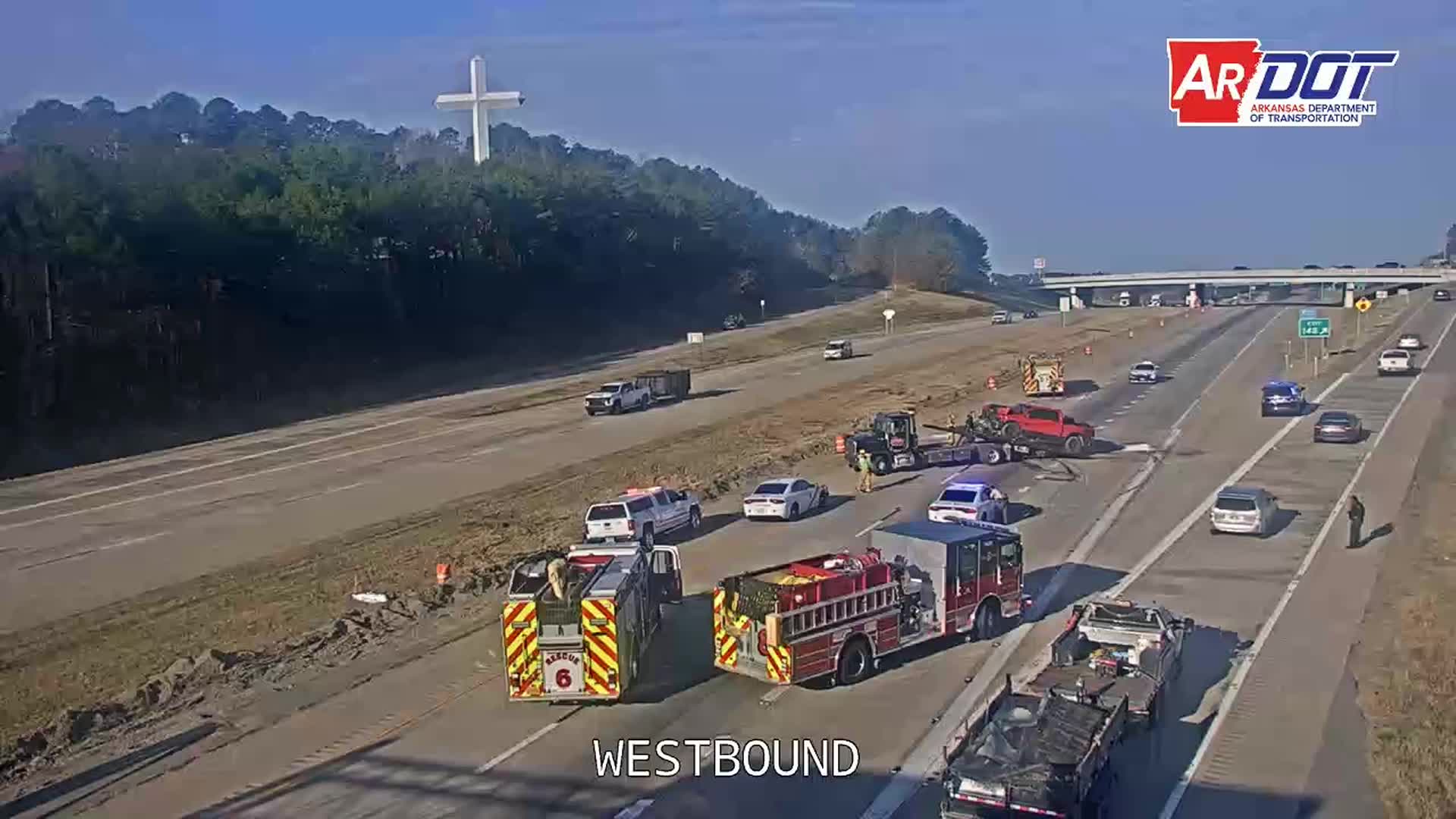 Interstate 40 reopens after multi-car crash closes all Westbound lanes ...