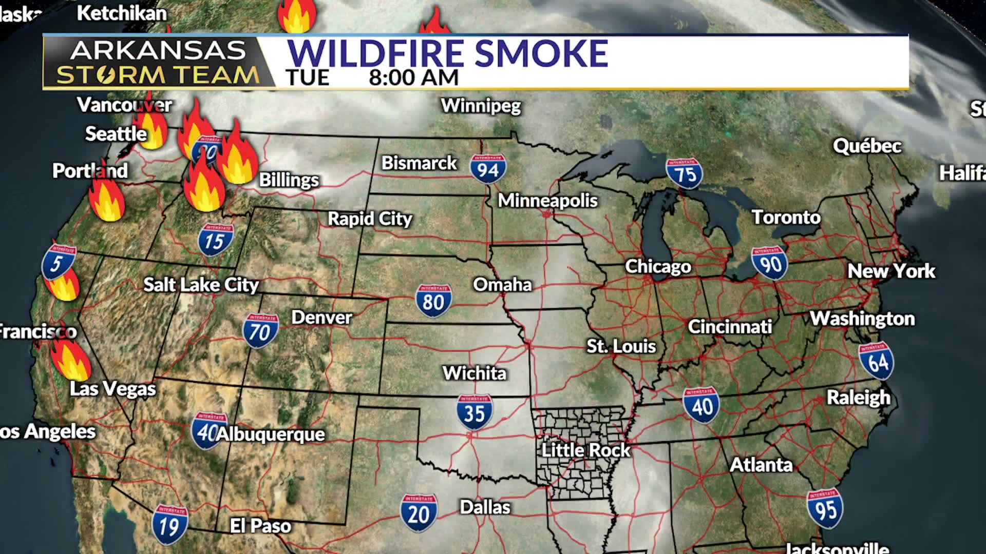 What’s In the Air This Week? Smoke and Pollen – KLRT – FOX16.com