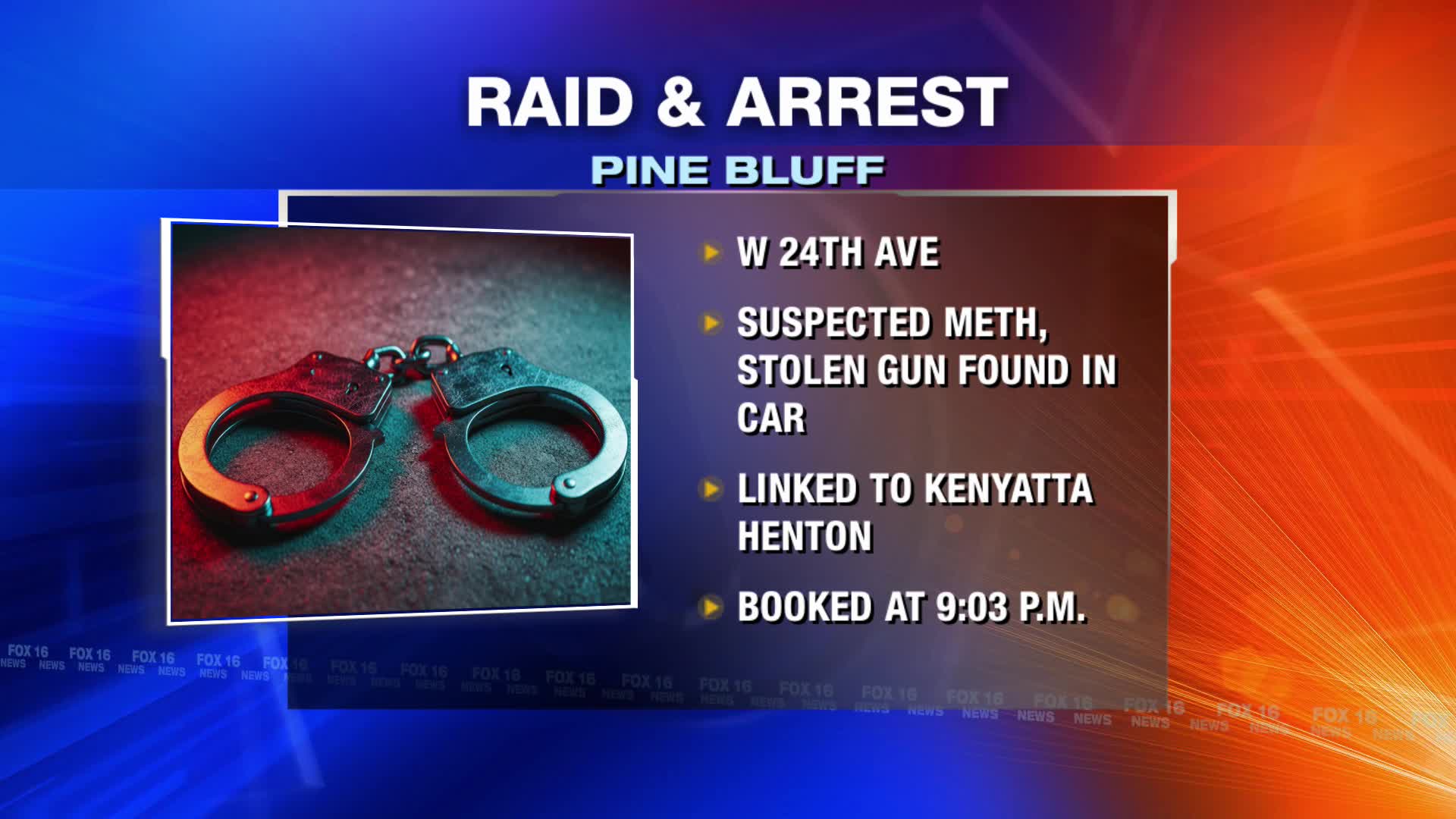 Man facing drug & gun charges after Pine Bluff arrest – KLRT – FOX16.com