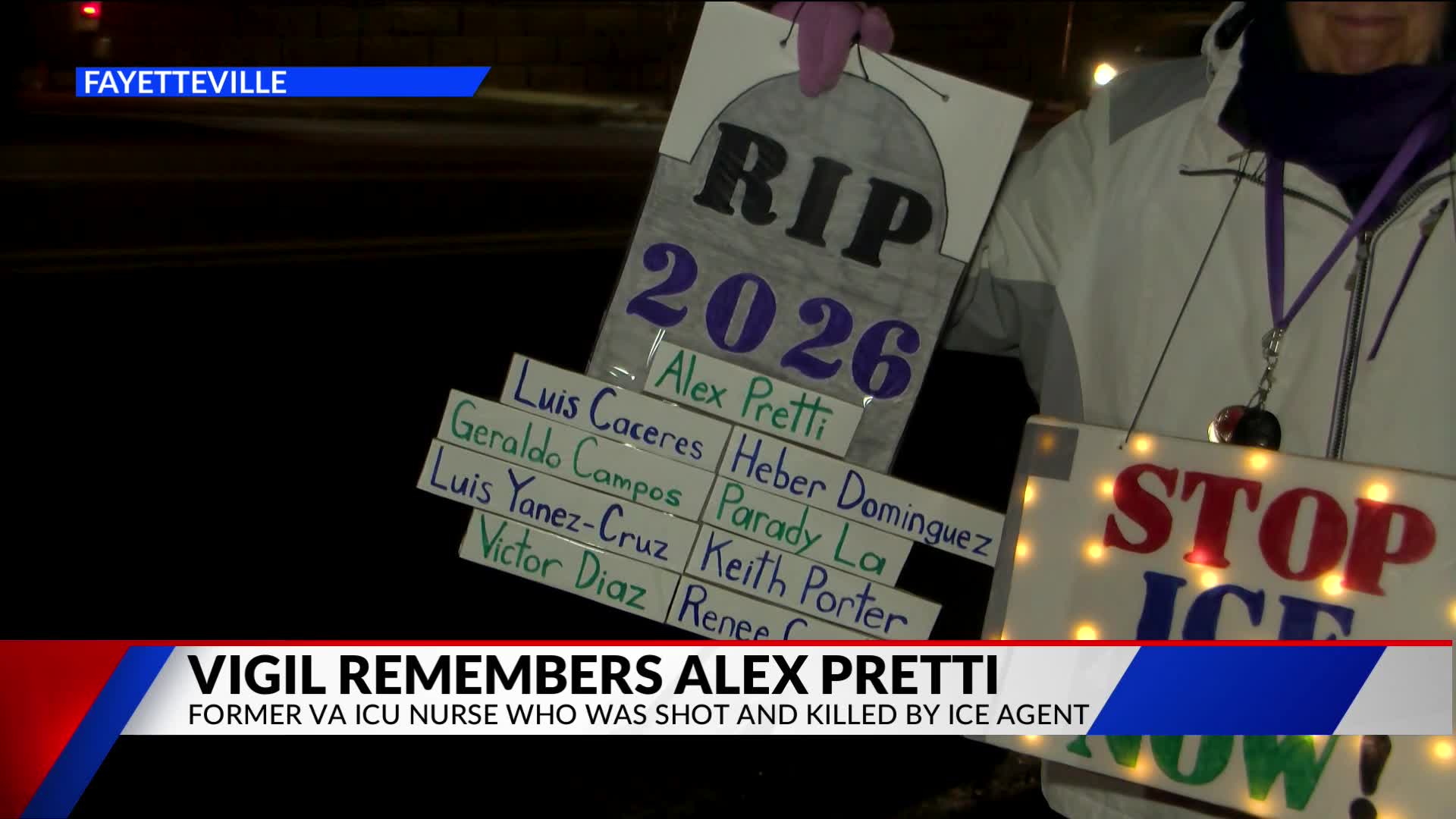 Vigil to remember Alex Pretti put on in Fayetteville – KNWA FOX24