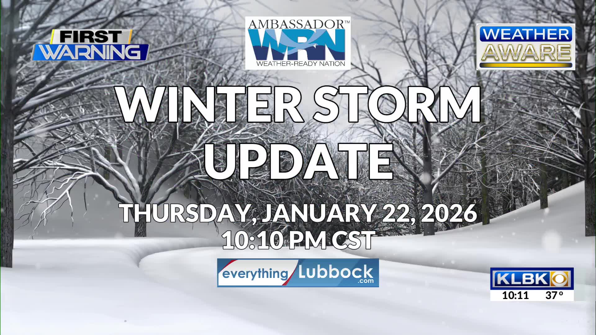 KLBK Weather 10 PM Winter Storm Update | 01/22/2026 – KLBK | KAMC ...