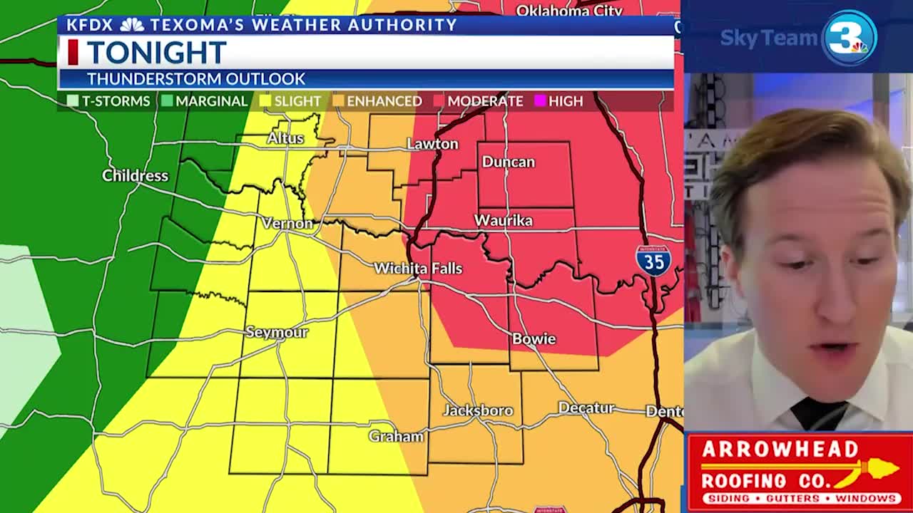Severe Weather Expected In Texoma on April 1 2024 – Texomashomepage.com