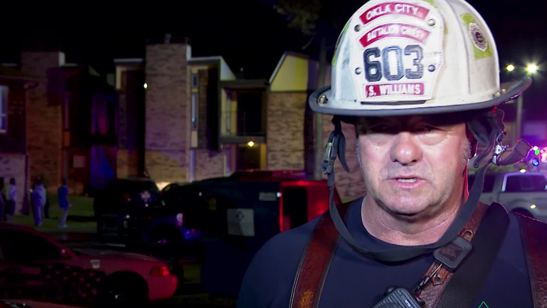 Two families displaced after southeast Oklahoma City apartment fire ...