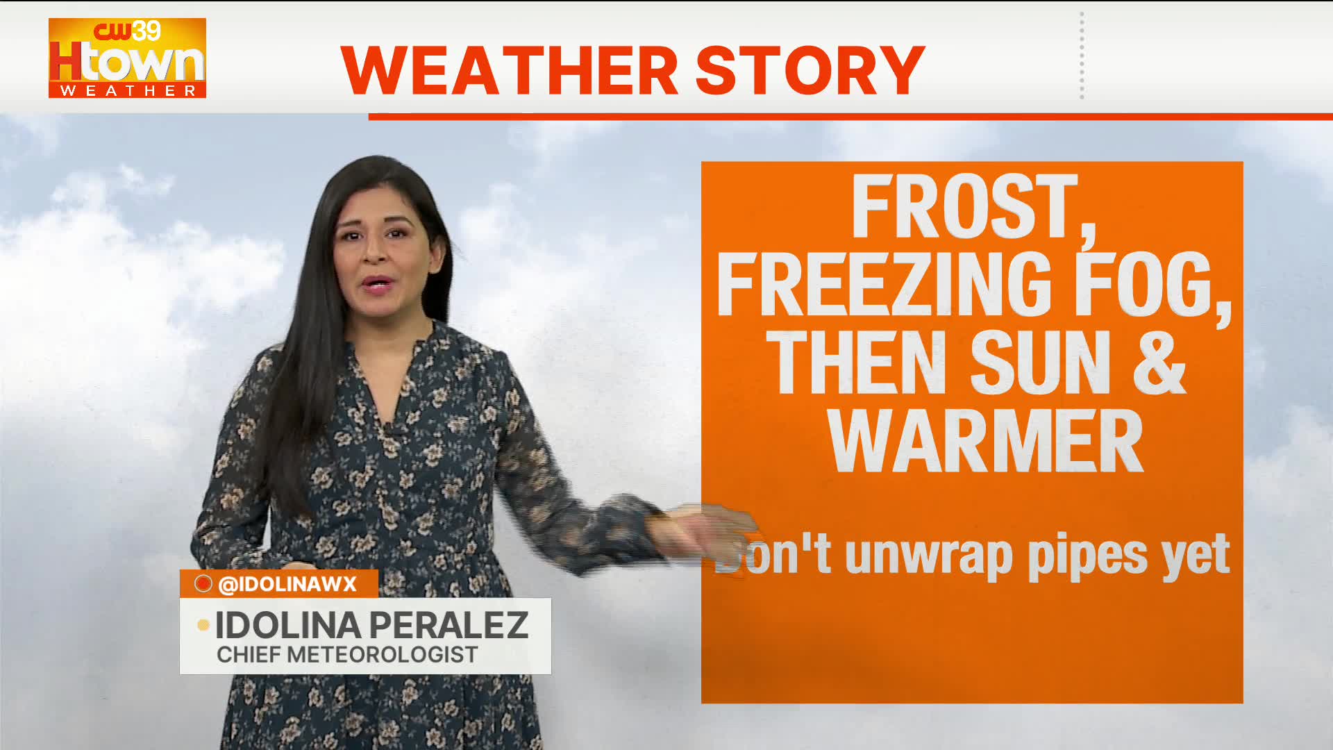 Don’t unwrap pipes yet – Another hard freeze ahead – CW39 Houston