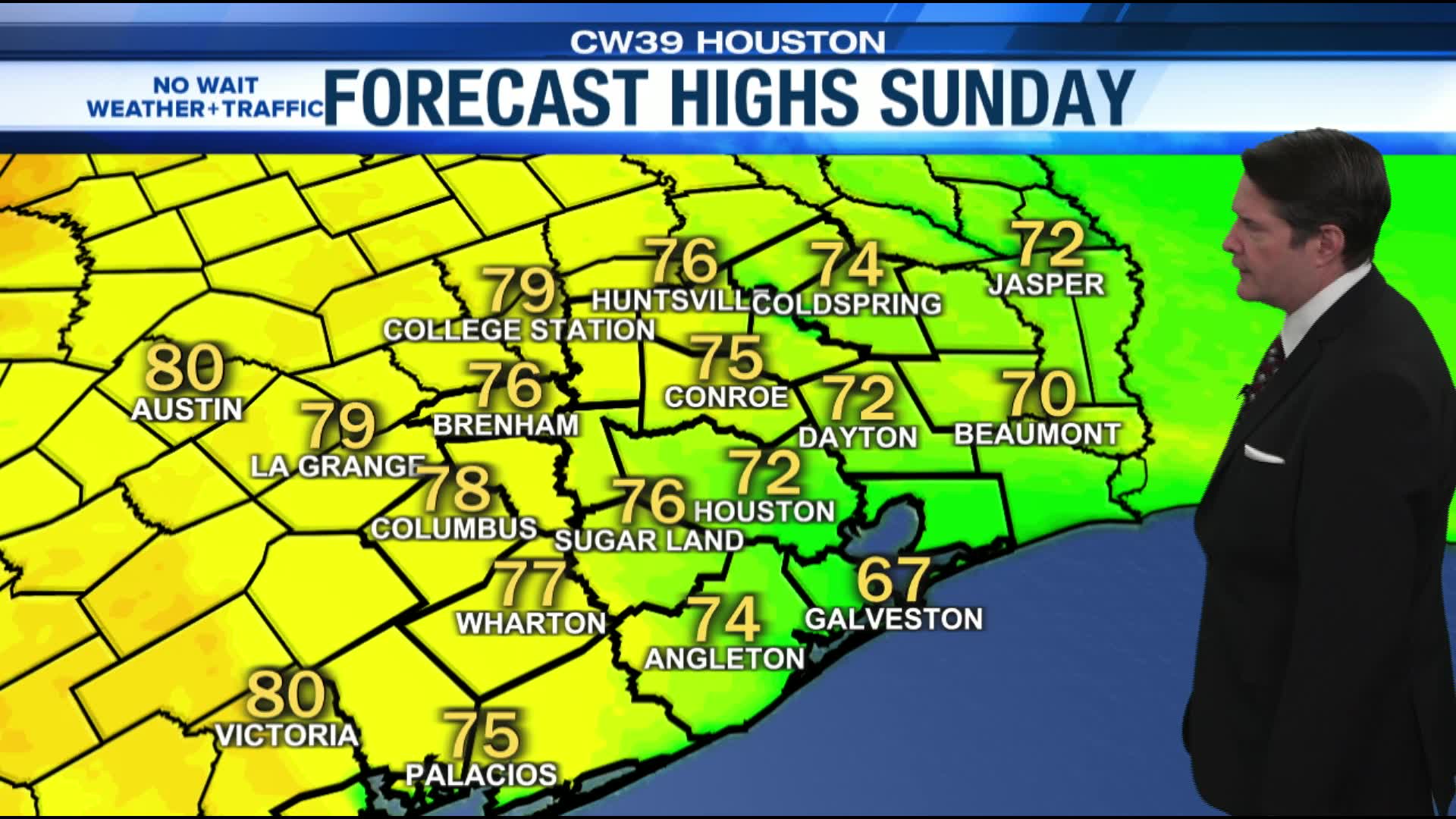 Cool Sunday with storms and cold front coming this week | CW39 HOUSTON ...