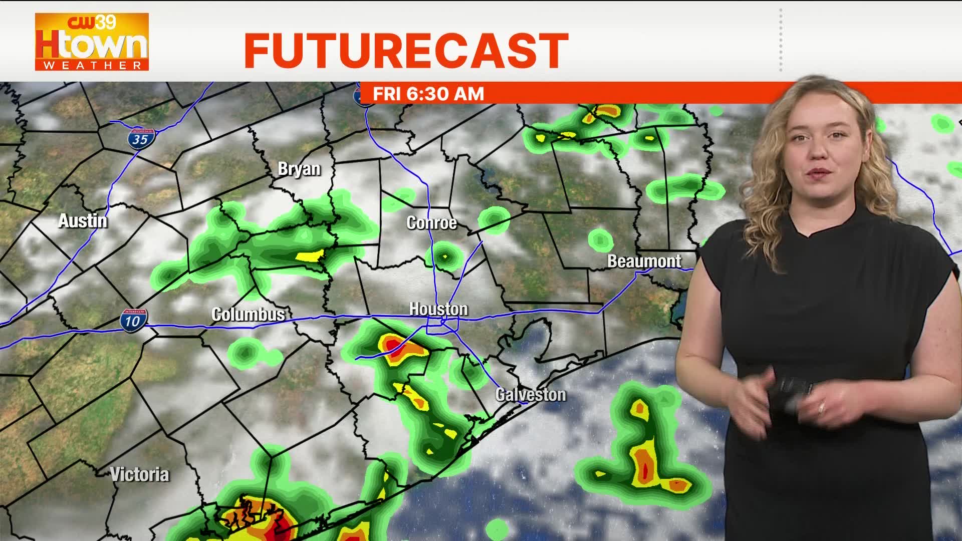 Friday Weather Forecast: 70% chance of rain before 5 p.m. – CW39 Houston
