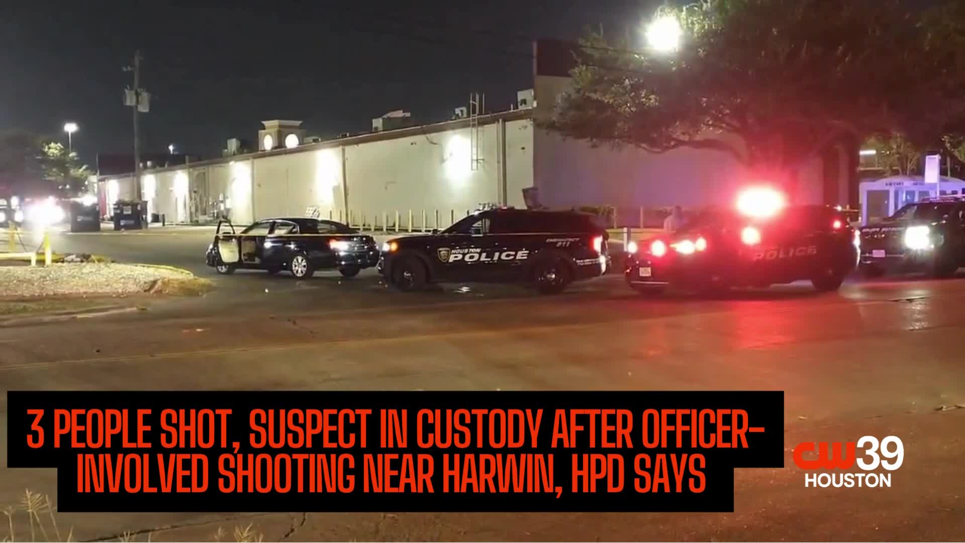 HPD: 3 shot, 1 in custody after officer-involved shooting – CW39 Houston