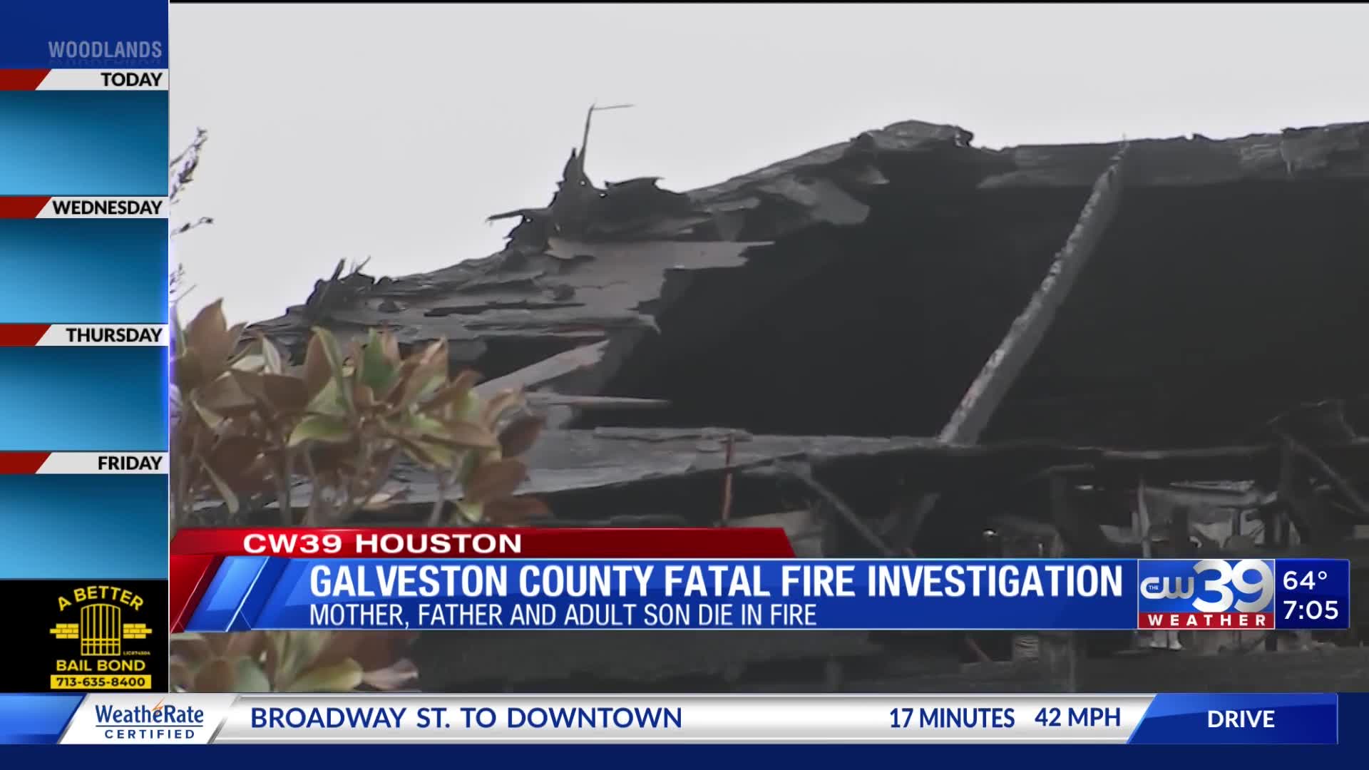 CW39 Galveston House Fire leaves 3 people dead – CW39 Houston