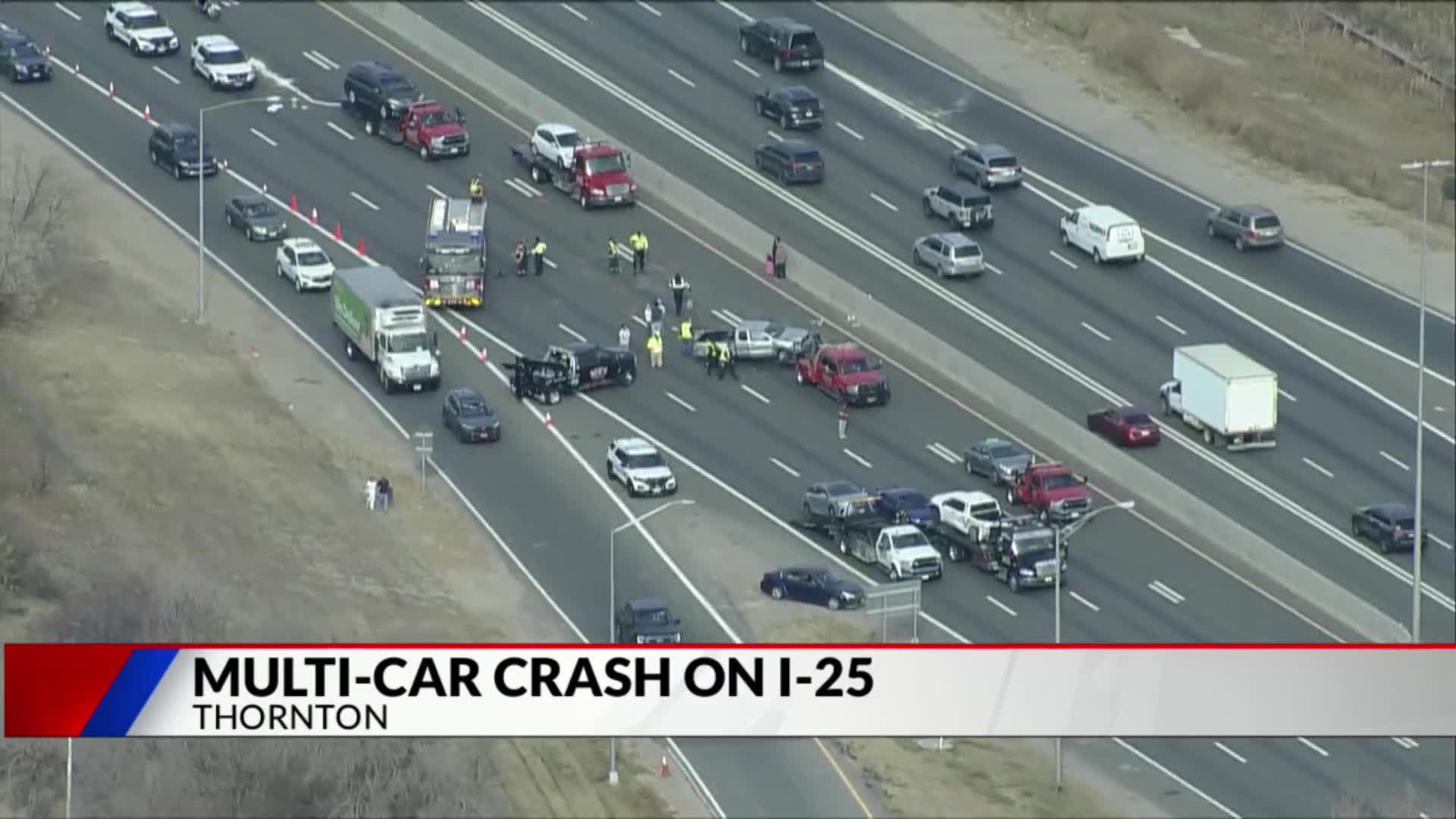 SB I-25 reopened after multi-vehicle crash in Thornton – FOX31 Denver