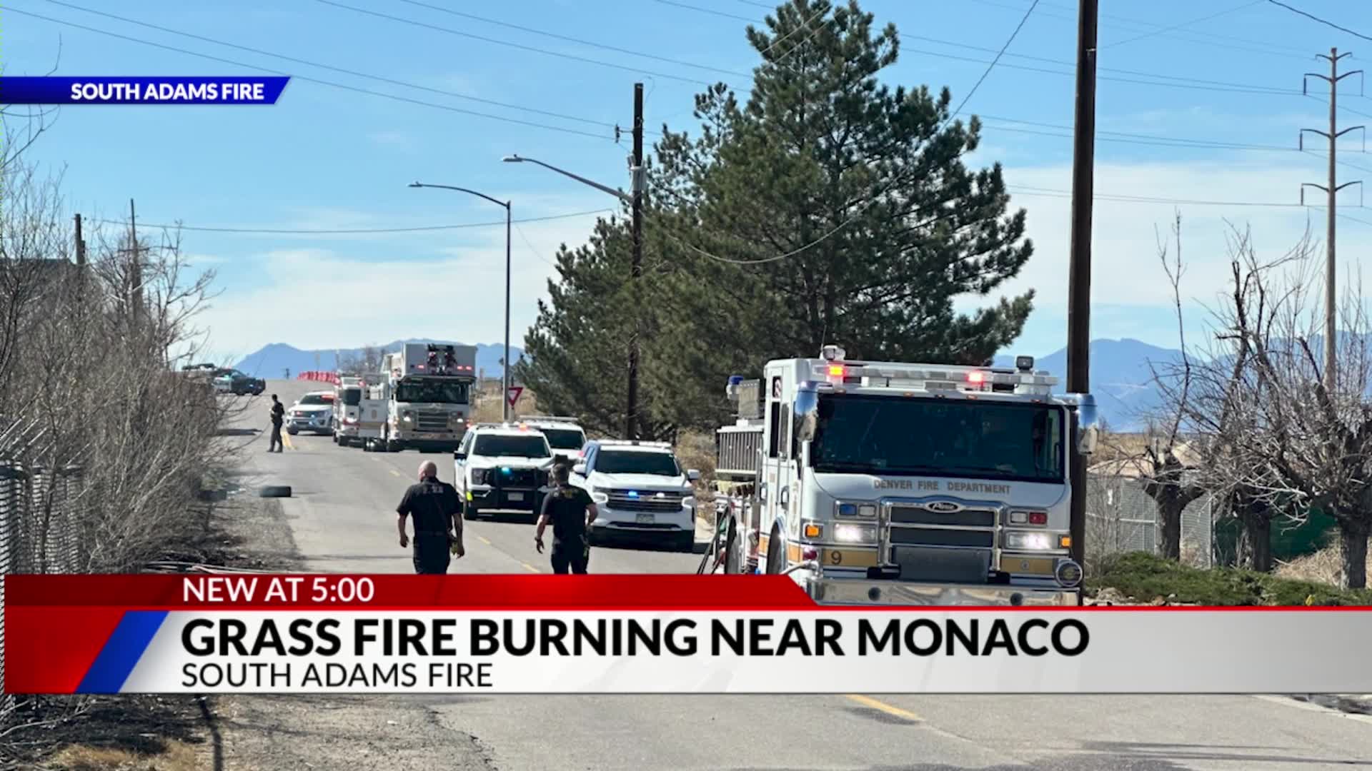 Fire crews on scene of large grass fire in Commerce City – FOX31 Denver