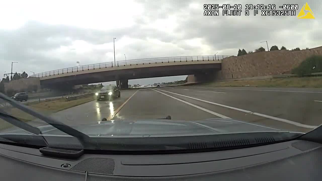 Driver arrested after video shows Mercedes heading wrong way down I-25 ...