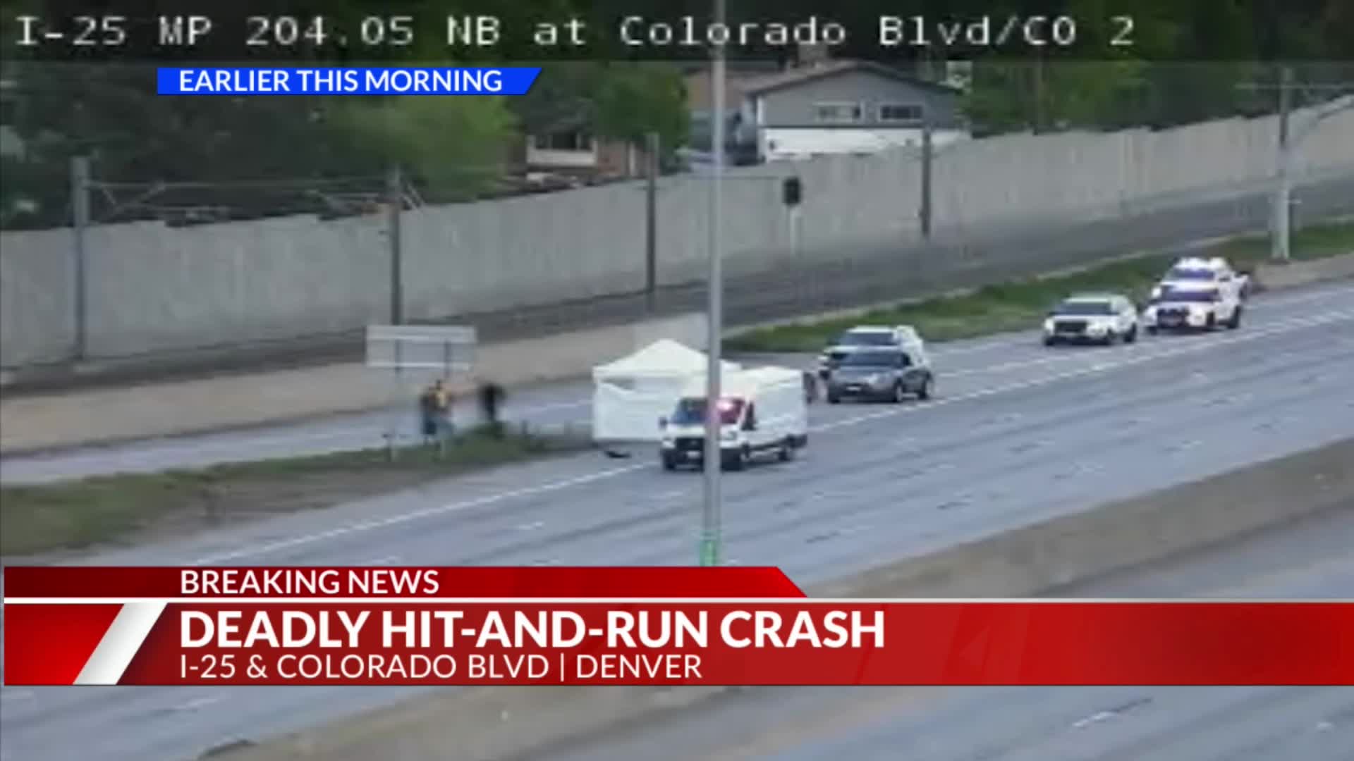 Police search for suspect in deadly hit-and-run on I-25 in Denver ...