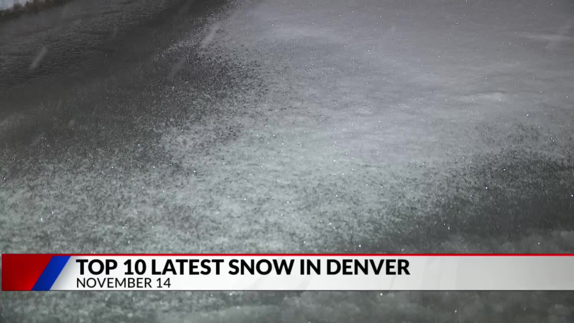 Denver now has one of the latest first snows on record – FOX31 Denver